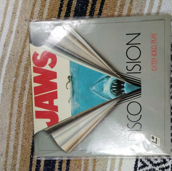 LAZER DISC VINTAGE 1975 MOVIE JAWS - Picture 9 of 9